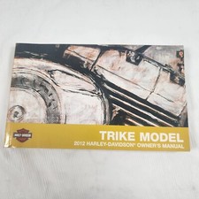 OEM Original Harley Davidson Owner's Manual Book - 2012 Trike Model