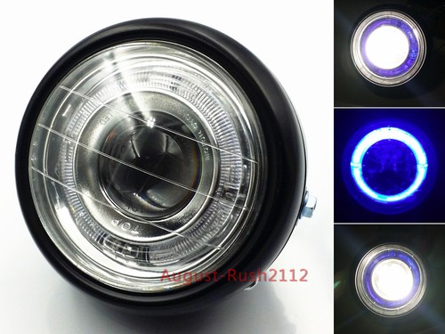 Phare moto angle bleu pour - angle,