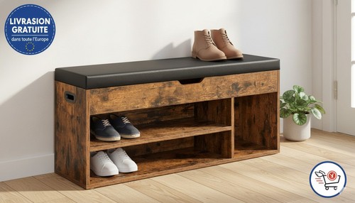 Banc chaussures rembourré - banc,