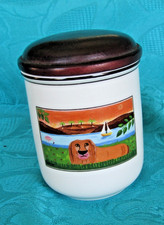 Pot a épice pot couvert en