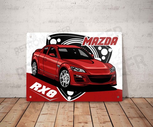 Plaque métal vintage - , mazda