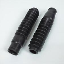 Paire de soufflet de fourche pour mobylette MBK 50 EV Ø26/32mm x 220mm Neuf