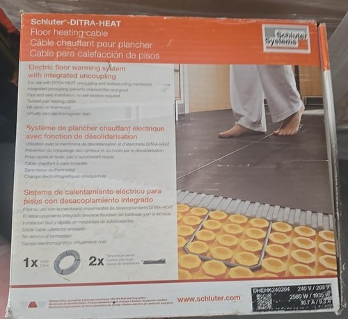 Schluter ditra heat cable 120v - schluter,
