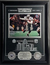 Emmitt Smith Hall of Fame Induction Framed Pic Cowboys Dallas Private Collection