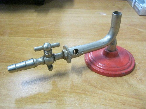 Bec bunsen ancien matériel - bec, bunsen,