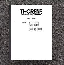 Stereo Turntable TD145-I, TD160-I, TD165-I, TD-145-MKII, TD-16 1975-1976 Thorens