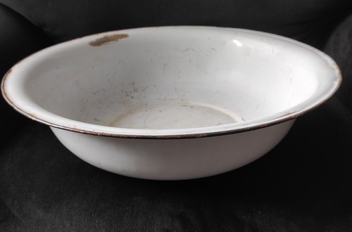 Bassine émaillée ancienne - Émaillée,
