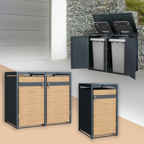 Cache poubelle jardin - de,
