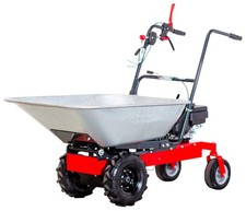 Brouette à moteur thermique avec benne en acier galvanisé 100L MK200F