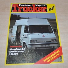 Nissan Trade Brochure Prospekt Fernfahrer Trucker Magazin Test