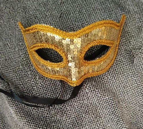 Masque loup paillettes - loup,,