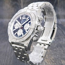 BREITLING Chronomat 44 AB0110 S. Steel Automatic Men's Watch #1210B Rise-on