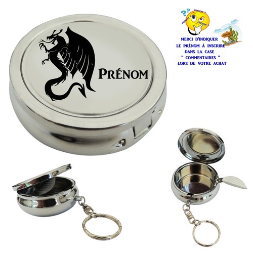 Dragon pocket keychain ashtray