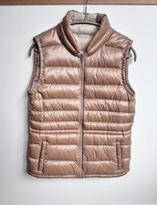 doudoune beige sans manches duvet Uniqlo taille S