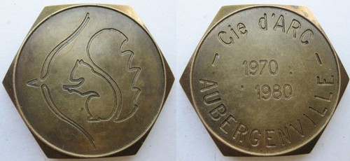 Médaille compagnie arc - médaille, d'arc