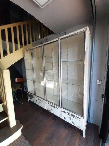 Armoire métallique vintage - armoire,