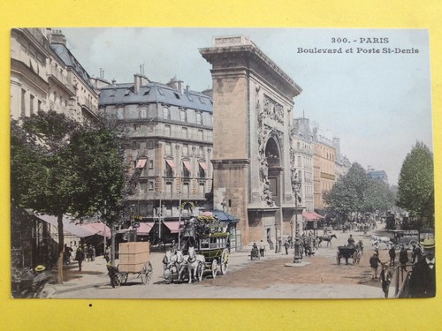 Cpa paris transport attelage - cpa,