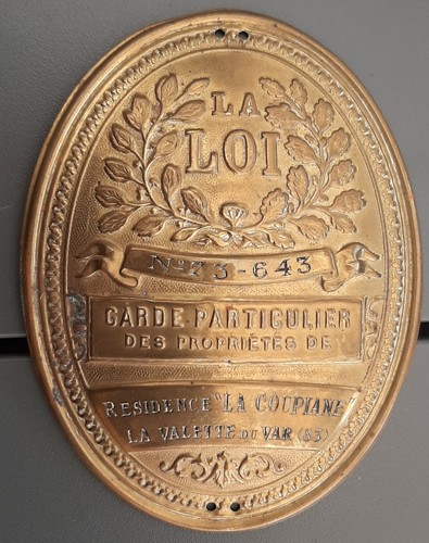Plaque fonction ancienne la - plaque, "la
