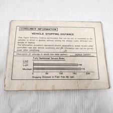 OEM Original Honda Owner's Manual Book -  CB500T CB500 T CB 500