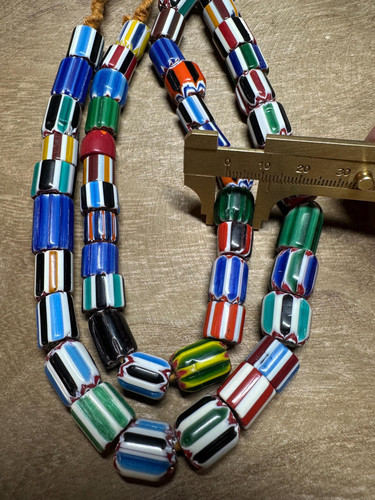 Collier perles chevron - collier, de