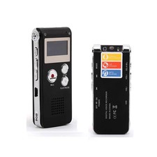 Dictaphone Enregistreur Vocal Numérique Portable 8Go Haute Qualité Audio, USB,