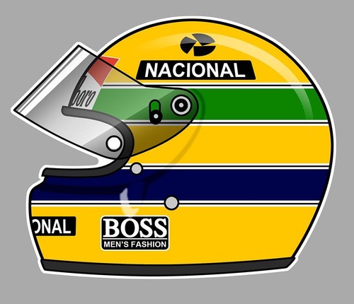 Ayrton senna helmet left - senna,