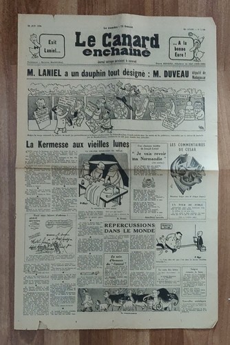 Canard enchainé 1756 du - canard,