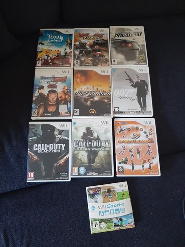 Lot jeux wii - lot,
