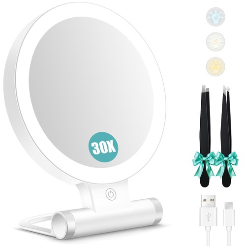 Miroir grossissant double face - grossissant,