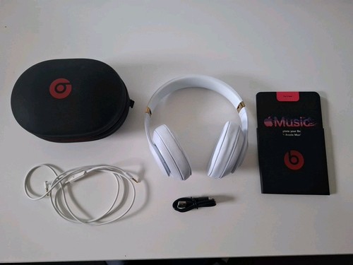 Casque beats studio blanc - casque, 3