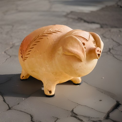 Véritable tirelire cochon