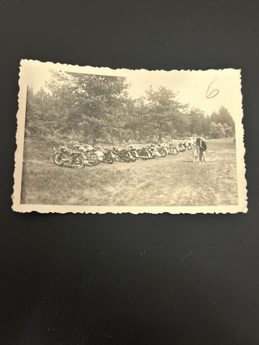 Photo moto ancienne - photo,