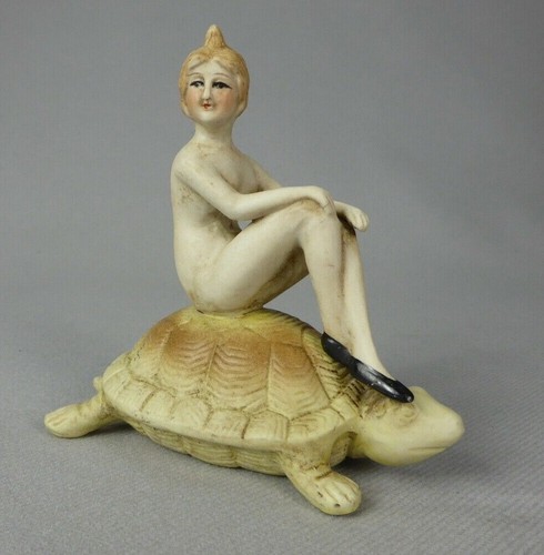 Figurine porcelaine baigneuse - figurine,