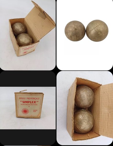 Paire boule pétanque - de, de