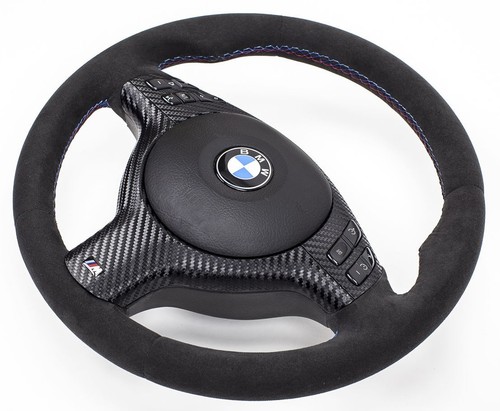 Alcantara volant cuir - volant, en