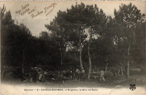 Old postcard cayeux - postcard,