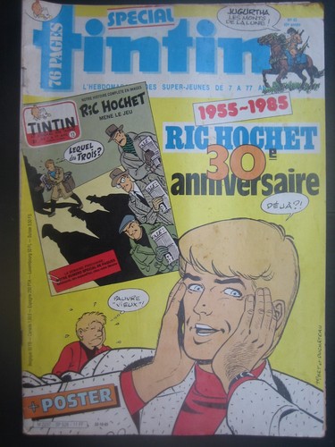 Journal tintin 1985 couv - journal,