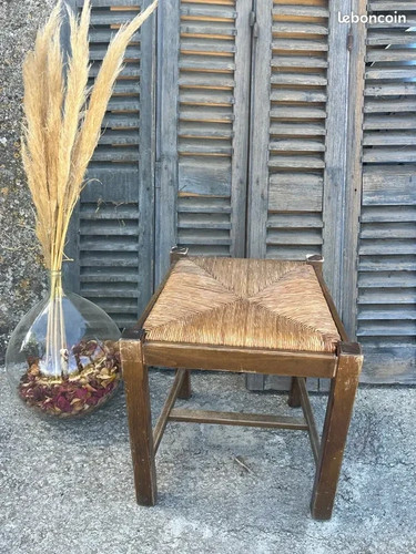 Tabouret rustique bois - rustique,
