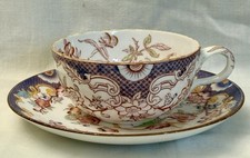 TASSE ET SOUS TASSE A THE EN PORCELAINE  SARREGUEMINES MINTON 217/B