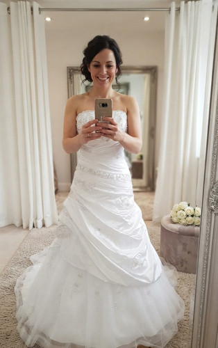 Jolie robe mariée bustier - mariée,