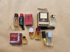 Lot 11 miniatures parfums vintage hommes YSL Jacomo Guy Laroche