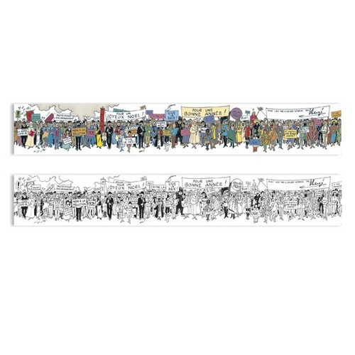 Poster frise double - poster,