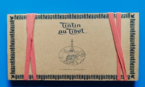Cartes postale tintin tibet - au,