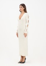 AKEP Robes Femme Blanche Robe