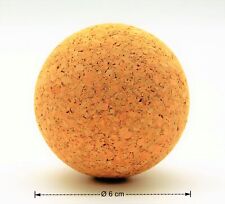 Boule de Liège au Vin - 6 cm - Bouchon en Liège de Carafe - Boule de Massage