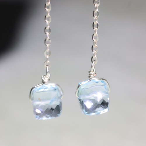 Boucles oreilles topaze - en,