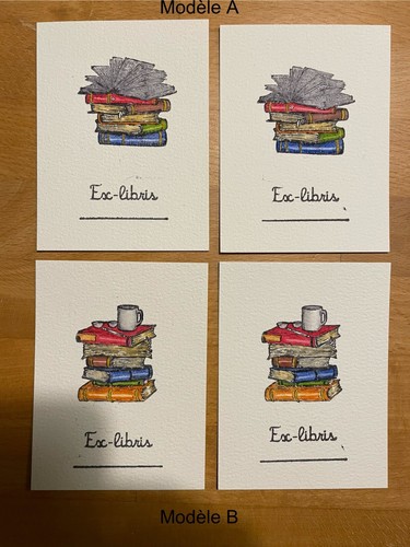 Libris scrap aquarelle - ex-libris, scrap-aquarelle