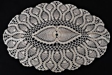 Napperon ovale au crochet