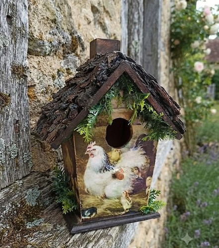 Joli nid nichoir - joli, oiseau