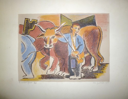 Jean dorville lithographie - dorville,